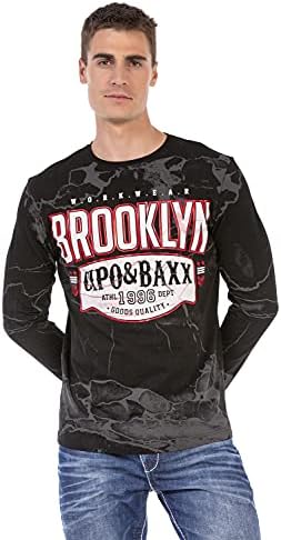 Cipo & Baxx Herren Sweatshirt Series – Stylischer Pullover für Streetwear Lovers – Bequemer Rundhalseinheitsprint Sweate