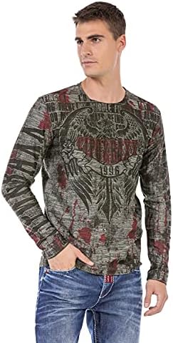 Cipo & Baxx Herren Sweatshirt Series – Stylischer Pullover für Streetwear Lovers – Bequemer Rundhalseinheitsprint Sweate