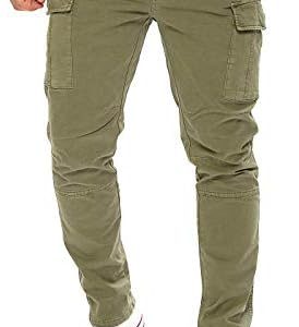 Yazubi Jayden Herren Cargo Hose BaumwollCargoJeans SommerComfortStretchSicherheitSGPS1012
