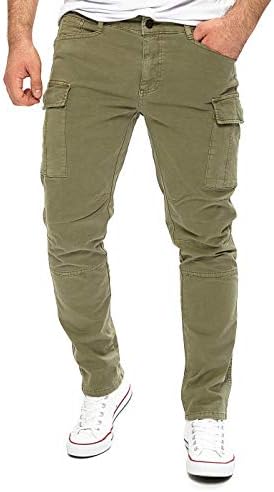 Yazubi Jayden Herren Cargo Hose BaumwollCargoJeans SommerComfortStretchSicherheitSGPS1012