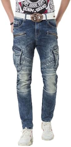Cipo & Baxx Herren Stretch Jeanhose Slim Fit Trendig und bequem | Cipo & Baxx Männer Stretch Jeanshosen Slim Fit Premiu