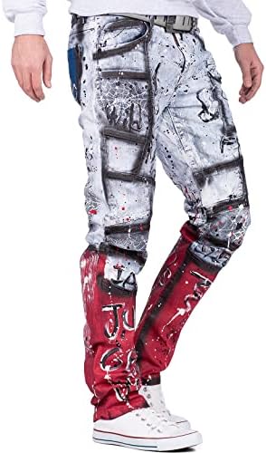 Cipo & Baxx Herren Jeans - Stylische Denim-Mode mit Slim-Fit & Regular-Fit für Individualisten im Bikerstyle!