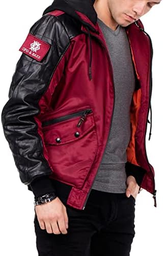 Stylische Winterjacke Herren Cipo & Baxx Series | Warme Winterjacke Herren Cipo & Baxx Series abnehmbarer Kapuze | Func