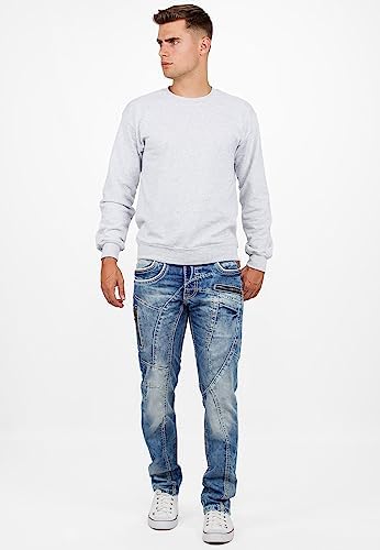 Cipo & Baxx Herren Jeans – Stylische Regular-Fit Denim mit Stone-Washed-Design & Used-Look | Bequeme & modische Jeans fü – Bild 24