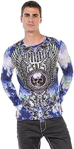 Cipo & Baxx Herren Sweatshirt Series – Stylischer Pullover für Streetwear Lovers – Bequemer Rundhalseinheitsprint Sweate