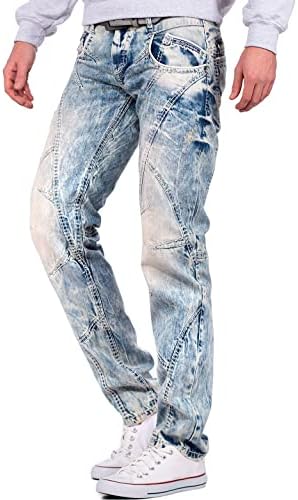 Cipo & Baxx Herren Jeans – Stylische Regular-Fit Denim mit Stone-Washed-Design & Used-Look | Bequeme & modische Jeans fü – Bild 50