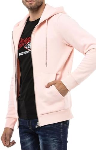 Cipo & Baxx Herren Sweatjacke Hoodie Serie - Stylischer Pullover im Modernen Casual Streetwear Stil für den Alltag, Frei