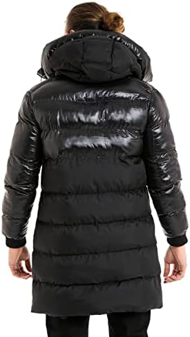 Cipo & Baxx Herren Mantel – Stylische Winterjacke mit warmem Innenfutter und abnehmbarer Kapuze für kalte Tage