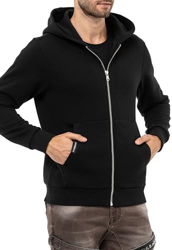 Cipo & Baxx Herren Sweatjacke Hoodie Serie - Stylischer Pullover im Modernen Casual Streetwear Stil für den Alltag, Frei