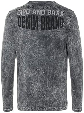 Cipo & Baxx Herren Sweatshirt Series – Stylischer Pullover für Streetwear Lovers – Bequemer Rundhalseinheitsprint Sweate