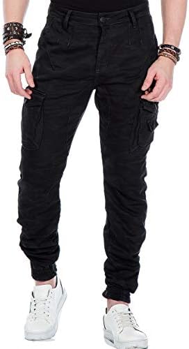 Cipo & Baxx Herren Jeans Hose Look Röhrenjeans Straight Fit Kontrastnähte Trendyhose | Cipo & Baxx Herren Jeans Hose Us