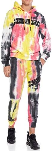 Cipo & Baxx Herren Jogginganzug Series – Zweiteiliges Set aus Kapuzenjacke und Jogginghose für Sport- und Casual-User im