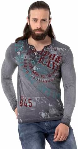 Cipo & Baxx Herren Sweatshirt Series – Stylischer Pullover im Modernen Streetwear Look – Bequemer Sweater für Alltag & F