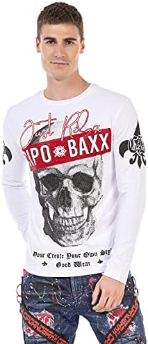Cipo & Baxx Herren Sweatshirt Series – Stylischer Pullover für Streetwear Lovers – Bequemer Rundhalseinheitsprint Sweate