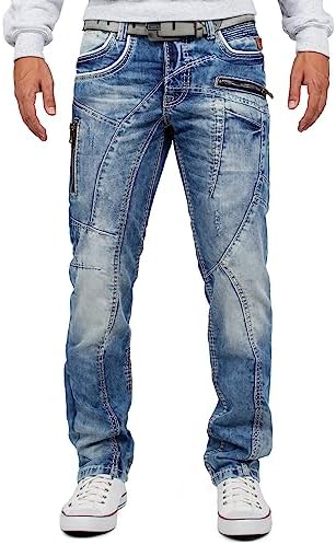 Cipo & Baxx Herren Jeans – Stylische Regular-Fit Denim mit Stone-Washed-Design & Used-Look | Bequeme & modische Jeans fü – Bild 22