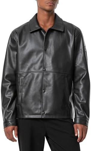 Redbridge Herren Kunst-Lederjacke für den Übergangssaison | Redbridge Männer Jacke Kunst-Lederqualität optimaler Wärmei