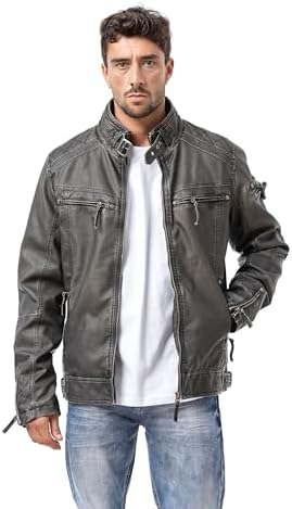 Cipo & Baxx Herren Mantel – Stylische Winterjacke mit warmem Innenfutter und abnehmbarer Kapuze für kalte Tage