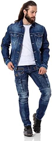 Cipo & Baxx Herren Stretch Jeanhose Slim Fit Trendig und bequem | Cipo & Baxx Männer Stretch Jeanshosen Slim Fit Premiu