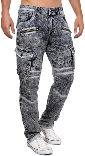 Cipo & Baxx Herren Jeans - Stylische Denim-Mode mit Slim-Fit & Regular-Fit für Individualisten im Bikerstyle!