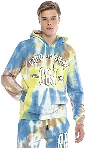 Cipo & Baxx Herren Jogginganzug Series – Zweiteiliges Set aus Kapuzenjacke und Jogginghose für Sport- und Casual-User im