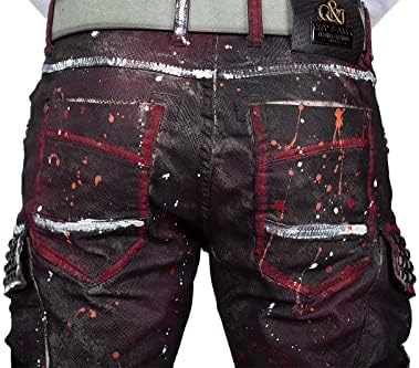 Cipo & Baxx Herren Jeans - Stylische Denim-Mode mit Slim-Fit & Regular-Fit für Individualisten im Bikerstyle!
