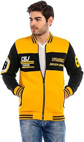 Cipo & Baxx Herren Sweatjacke Hoodie Serie - Stylischer Pullover im Modernen Casual Streetwear Stil für den Alltag, Frei