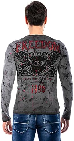 Cipo & Baxx Herren Sweatshirt Series – Stylischer Pullover für Streetwear Lovers – Bequemer Rundhalseinheitsprint Sweate