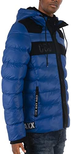 Stylische Winterjacke Herren Cipo & Baxx Series | Warme Winterjacke Herren Cipo & Baxx Series abnehmbarer Kapuze | Func