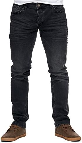 Reslad Jeans-Herren Slim Fit Basic Style Stretch-Denim Jeggings RS-2063