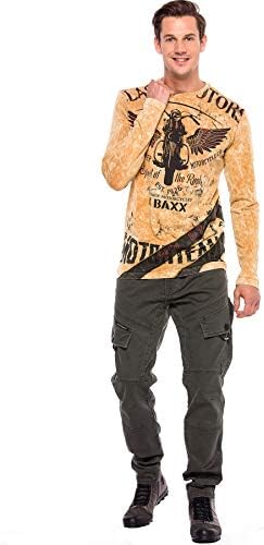 Cipo & Baxx Herren Sweatshirt Stylischer Pullover für moderne Streetwear Look – Bequemer Sweater für Alltag, Freizeit &