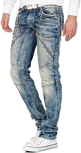 Cipo & Baxx Herren Jeans – Stylische Regular-Fit Denim mit Stone-Washed-Design & Used-Look | Bequeme & modische Jeans fü – Bild 10
