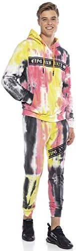 Cipo & Baxx Herren Jogginganzug Series – Zweiteiliges Set aus Kapuzenjacke und Jogginghose für Sport- und Casual-User im