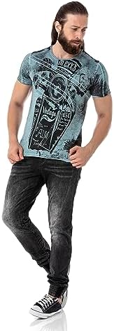 Cipo & Baxx Herren Stretch Jeanhose Slim Fit Trendig und bequem | Cipo & Baxx Männer Stretch Jeanshosen Slim Fit Premiu