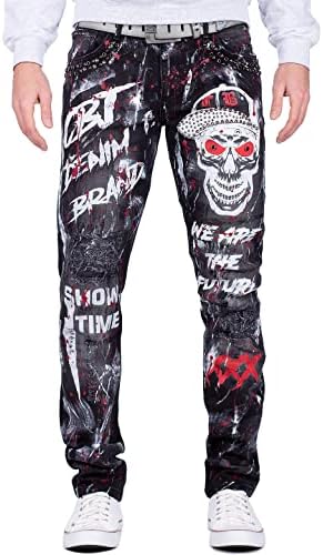 Cipo & Baxx Herren Jeans - Stylische Denim-Mode mit Slim-Fit & Regular-Fit für Individualisten im Bikerstyle!