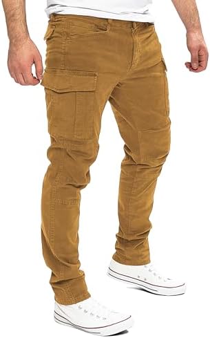 Yazubi Jayden Herren Cargo Hose BaumwollCargoJeans SommerComfortStretchSicherheitSGPS1012