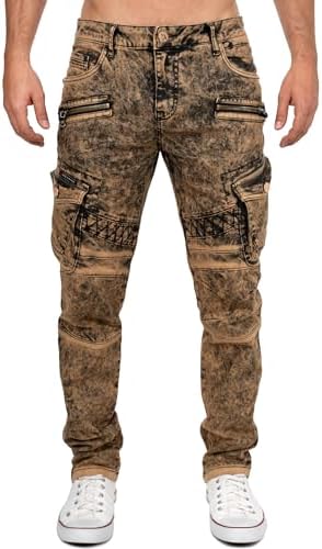 Cipo & Baxx Herren Jeans - Stylische Denim-Mode mit Slim-Fit & Regular-Fit für Individualisten im Bikerstyle!