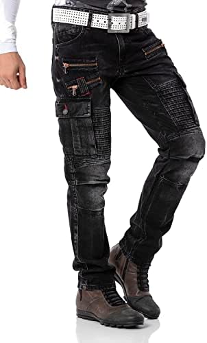 Cipo & Baxx Herren Stretch Jeanhose Slim Fit Trendig und bequem | Cipo & Baxx Männer Stretch Jeanshosen Slim Fit Premiu