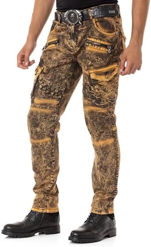 Cipo & Baxx Herren Stretch Jeanhose Slim Fit Trendig und bequem | Cipo & Baxx Männer Stretch Jeanshosen Slim Fit Premiu