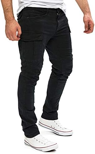 Yazubi Jayden Herren Cargo Hose BaumwollCargoJeans SommerComfortStretchSicherheitSGPS1012