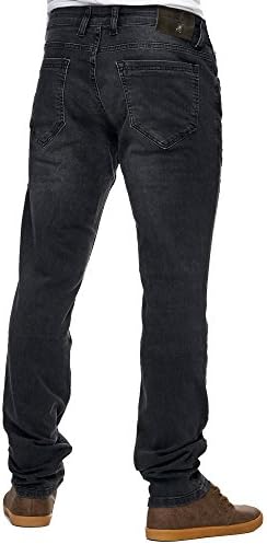 Reslad Jeans-Herren Slim Fit Basic Style Stretch-Denim Jeggings RS-2063