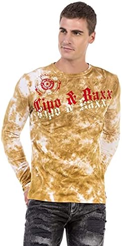 Cipo & Baxx Herren Sweatshirt Series – Stylischer Pullover für Streetwear Lovers – Bequemer Rundhalseinheitsprint Sweate
