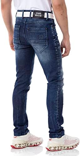 Cipo & Baxx Herren Stretch Jeanhose Slim Fit Trendig und bequem | Cipo & Baxx Männer Stretch Jeanshosen Slim Fit Premiu