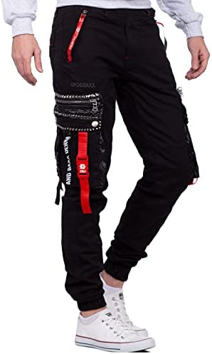 Cipo & Baxx Herren Jogginghose Extravagant Flachصدقemption