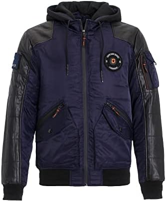 Stylische Winterjacke Herren Cipo & Baxx Series | Warme Winterjacke Herren Cipo & Baxx Series abnehmbarer Kapuze | Func