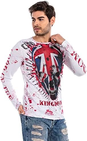 Cipo & Baxx Herren Sweatshirt Series – Stylischer Pullover für Streetwear Lovers – Bequemer Rundhalseinheitsprint Sweate