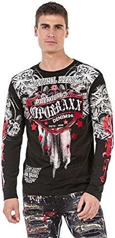 Cipo & Baxx Herren Sweatshirt Series – Stylischer Pullover für Streetwear Lovers – Bequemer Rundhalseinheitsprint Sweate