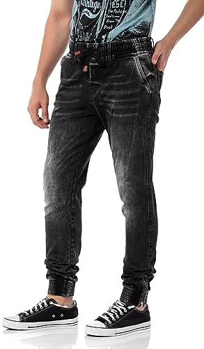Cipo & Baxx Herren Stretch Jeanhose Slim Fit Trendig und bequem | Cipo & Baxx Männer Stretch Jeanshosen Slim Fit Premiu