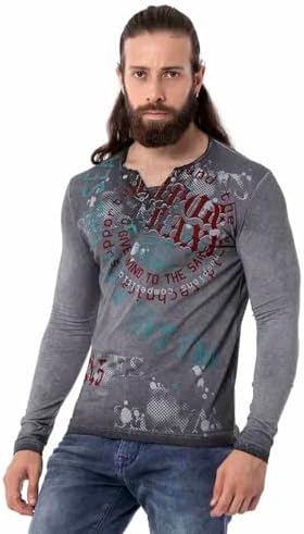 Cipo & Baxx Herren Sweatshirt Series – Stylischer Pullover im Modernen Streetwear Look – Bequemer Sweater für Alltag & F