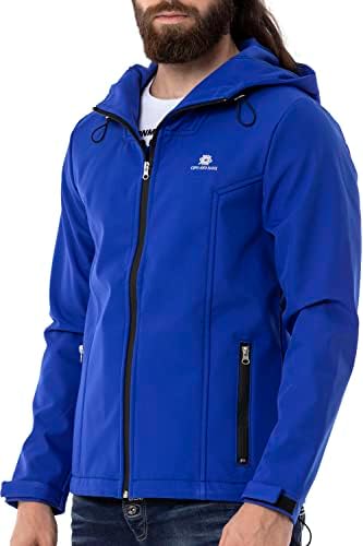 Stylische Winterjacke Herren Cipo & Baxx Series | Warme Winterjacke Herren Cipo & Baxx Series abnehmbarer Kapuze | Func