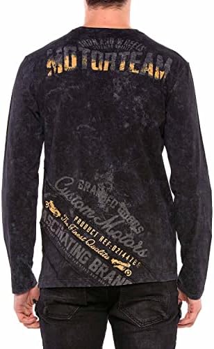 Cipo & Baxx Herren Sweatshirt Series – Stylischer Pullover im Modernen Streetwear Look mit Rundhals & Print – Comfortabl